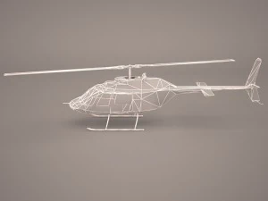 uh1 basic helicopter 3D Model