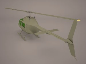 uh1 basic helicopter 3D Model
