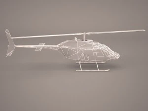 uh1 basic helicopter 3D Model