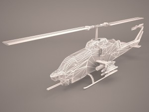 ah-1w cobra alt 3Dモデル