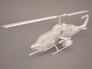 ah-1w cobra alt 3D Model