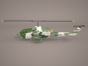 ah-1w cobra alt 3Dモデル