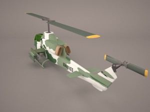ah-1w cobra alt 3Dモデル