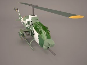 ah-1w cobra alt 3D Model