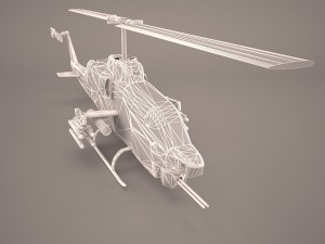 ah-1w cobra alt 3Dモデル