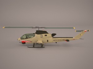 ah-11w cobra alt 3D 모델