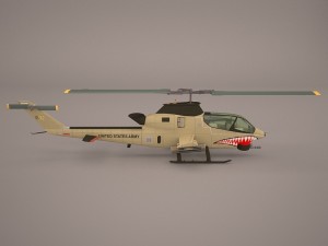 ah-11w cobra alt 3D 모델