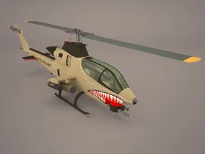 ah-11w cobra alt 3D Model