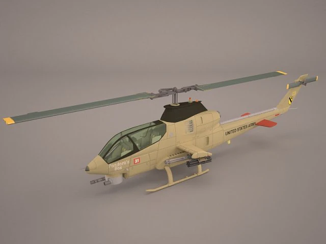 ah-12 cobra alt 3D Model .c4d .max .obj .3ds .fbx .stl .blend 