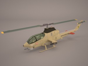 ah-12 cobra alt 3D-Modell