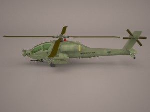ah-64 apache 3D 모델