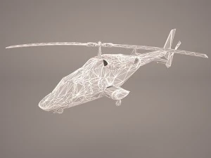 bell 222 mercy air 3D Model