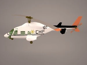 bell 222 mercy air 3D Model
