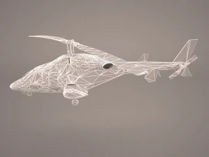 bell 222 mercy air 3D Model
