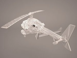 bell 222 mercy air 3D Model