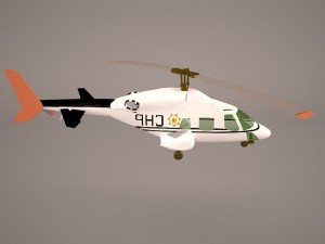 bell 222 mercy air 3Dモデル