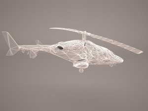 bell 222 mercy air 3Dモデル