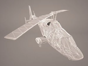 bell 222 mercy air 3D Model