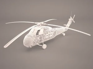 uh60 blackhawk helicopter 3D Model