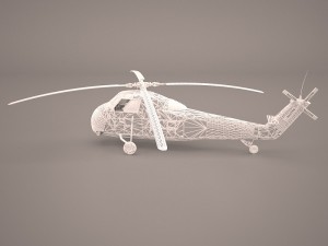 uh60 blackhawk helicopter 3D Model
