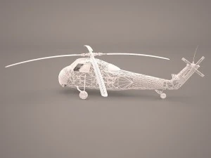 uh60 blackhawk helicopter 3D Model