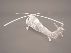 uh60 blackhawk helicopter 3D Model