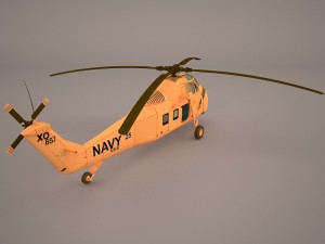 uh60 blackhawk helicopter 3D Model
