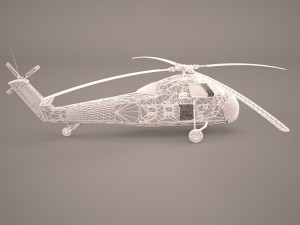 uh60 blackhawk helicopter 3D Model