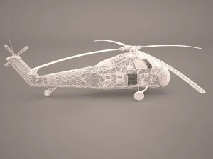 uh60 blackhawk helicopter 3D Model