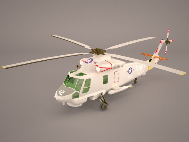 sh-3 sea king 3D 모델 .c4d .max .obj .3ds .fbx .stl .blend 