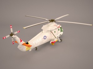 sh-3 sea king 3D 모델