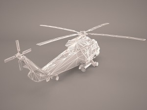 sh-3 sea king 3D 모델
