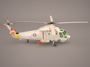 sh-3 sea king 3D 모델