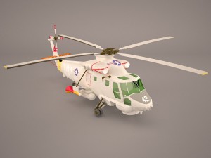 sh-3 sea king 3D 모델