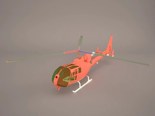 eurocopter h135 3D Model .c4d .max .obj .3ds .fbx .stl .blend 