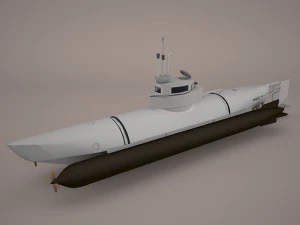 submarino Modelo 3D