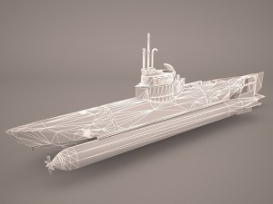 submarine 3D मॉडल