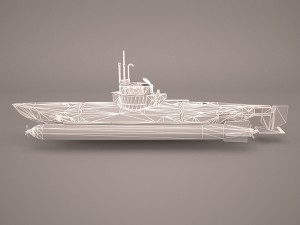 submarine 3D मॉडल