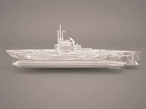 submarine 3D Model