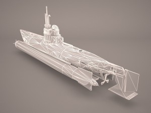 submarine 3D मॉडल