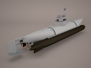 submarine 3D मॉडल