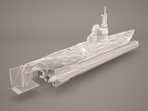 submarine 3D मॉडल