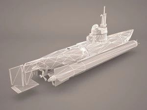 submarine 3D Model