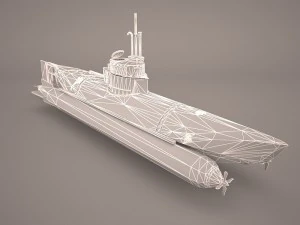 submarine 3D Model