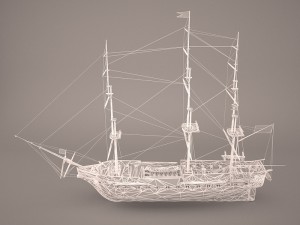 battleship 3D Model
