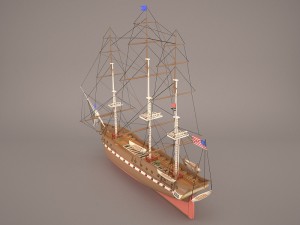 battleship 3D Model