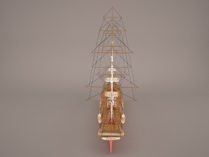 battleship 3D Model