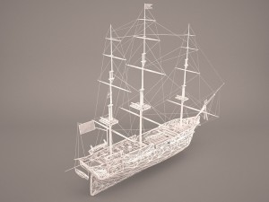 battleship 3D Model