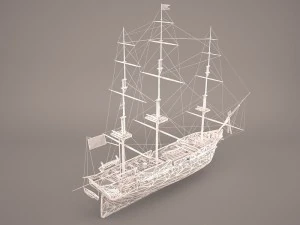 battleship 3D Model