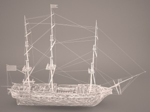battleship 3D Model
